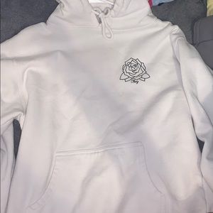 White obey hoodie